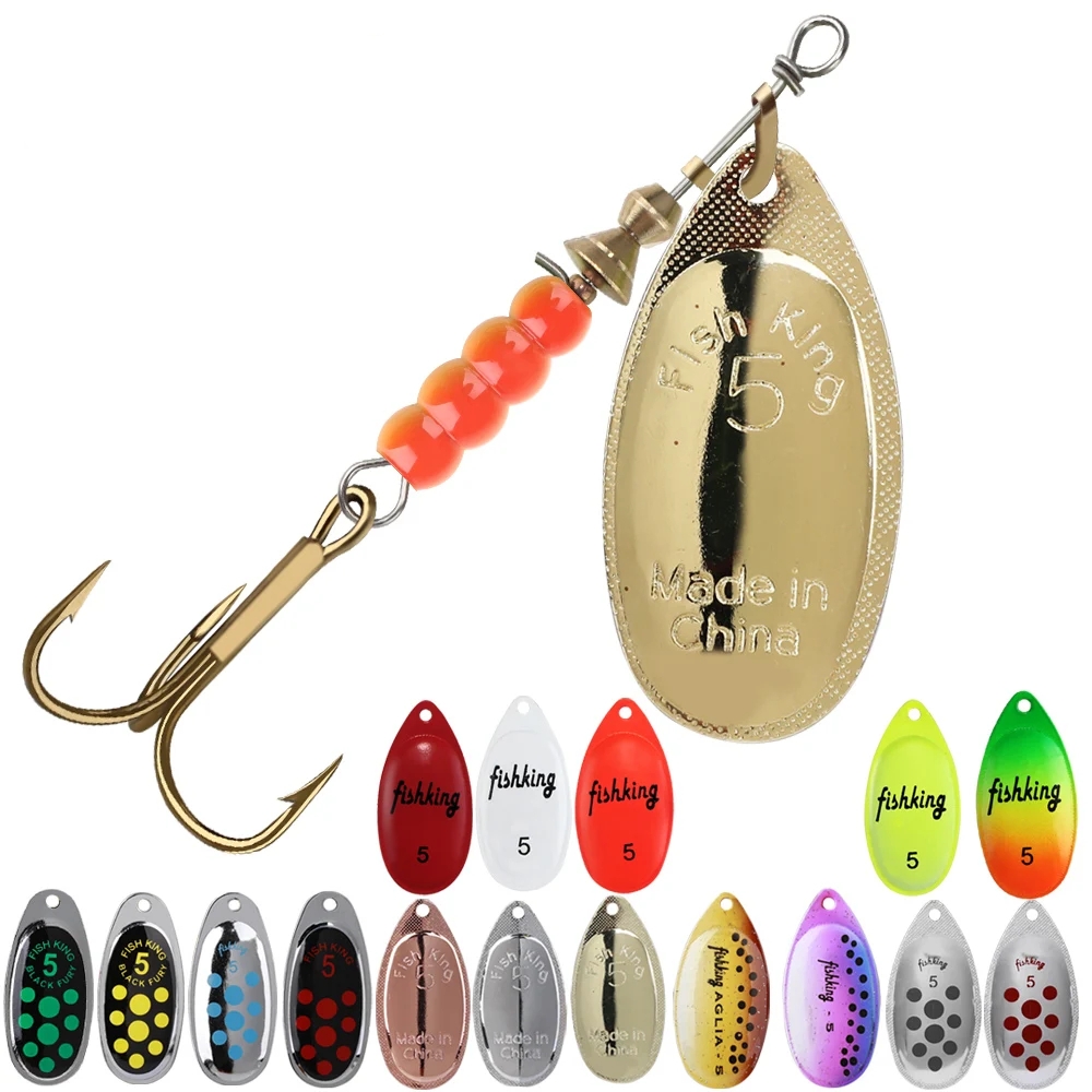 Fishing Lure Crankbait - Metal Spoon Spinner Lure 3.9g 4.6g