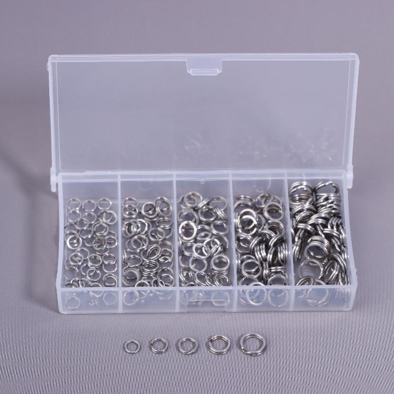 Fishing Lure Kit - Stainless Steel O-Shaped Ring Set 200pcs