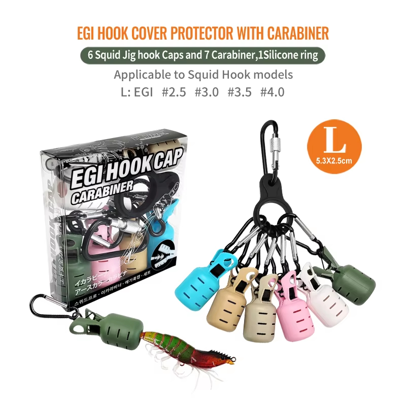 6pcs Colorful Squid Jig Hook C - Fishing Lure Jig ulasan dan harga