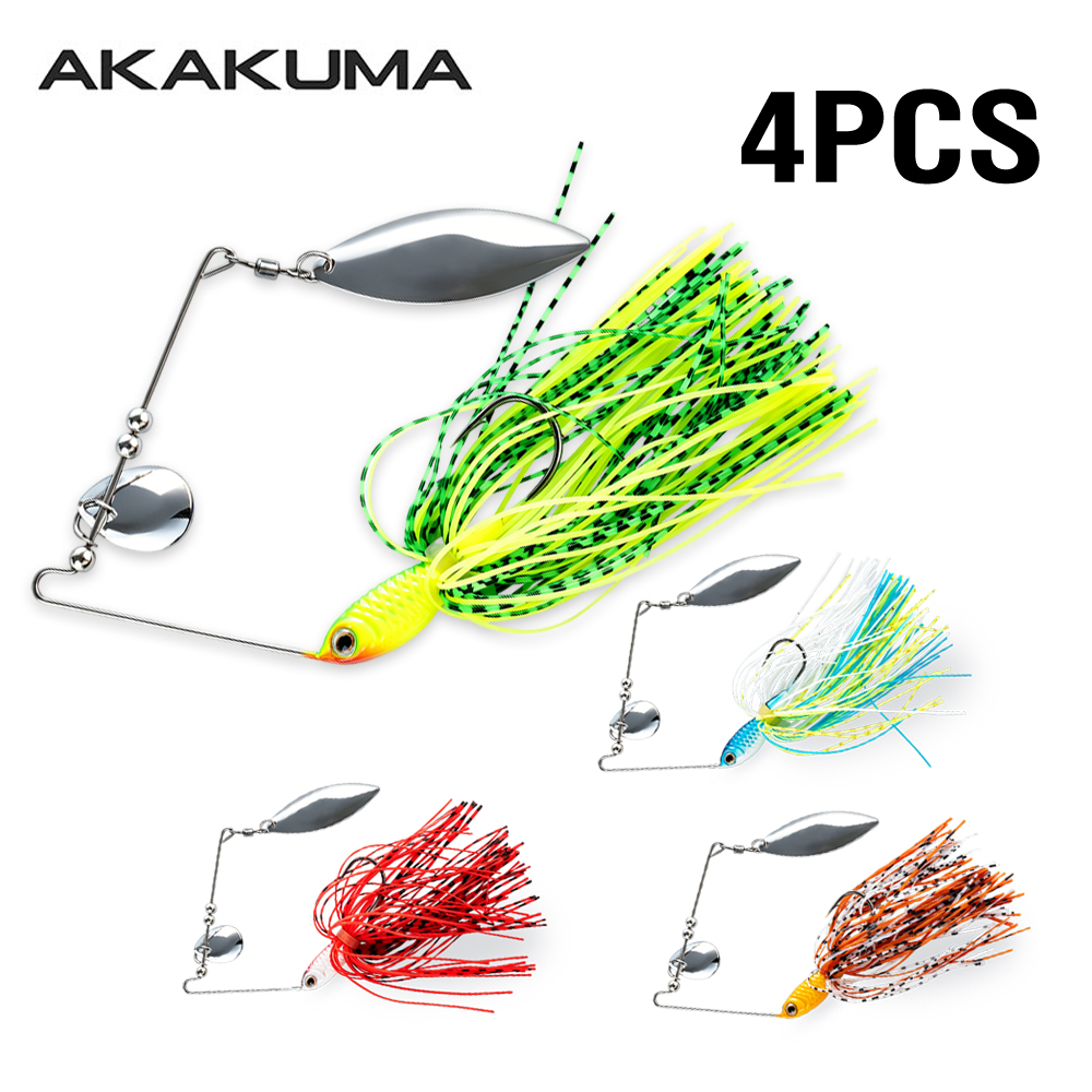 4pcs 18g Spinnerbait Fishing L - Fishing Lure Blade Bait ulasan dan harga