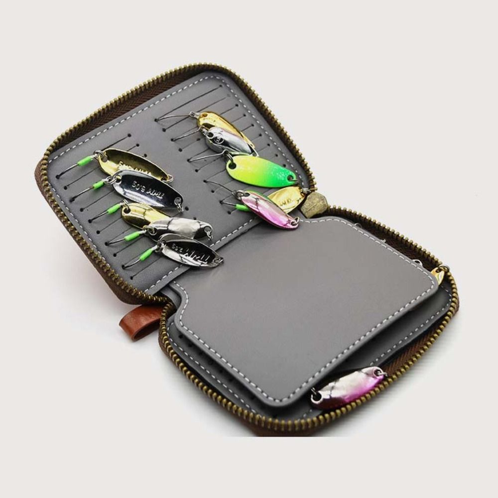 PU Leather Lure Wallet Bag Lur - Fishing Lure Jig ulasan dan harga