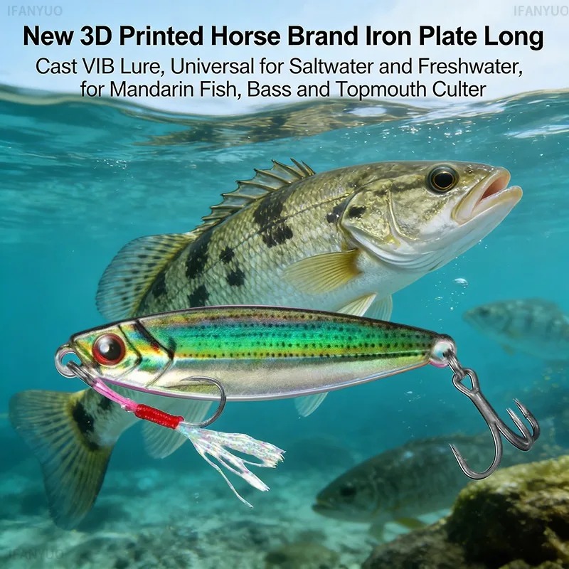 3D Printed Metal VIB Fishing L - Fishing Lure Blade Bait ulasan dan harga
